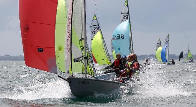 RS Feva class - 2015 RS Feva European Championships © Peter Newton